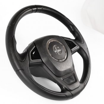 2 799 р. Рулевое колесо Кельт Премиум (Ø380 мм)  Chevrolet Niva  2123 (2002-2020), Лада 2110 (1995-2007), Лада 2111 (1998-2009), Лада 2112 (1999-2009), Лада 2123 (Нива Шевроле) (2002-2021), Лада Калина ( 1117,  1118,  1119,  2192,  2194) (2004-2018), Лада Калина Спорт ( 1119,  2192) (2008-2018), Лада Нива Трэвел (2021-2025), Лада Приора ( 2170,  2171,  2172,  21728) (2007-2018) (Черный)  с доставкой в г. Пермь. Увеличить фотографию 2