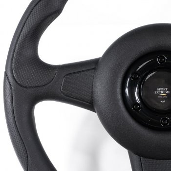 3 299 р. Рулевое колесо Sport Extrim (Ø360 мм) Лада 2112 купе (2002-2009)  с доставкой в г. Пермь. Увеличить фотографию 3
