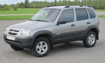 6 949 р. Рейлинги крыши АПС Chevrolet Niva 2123 рестайлинг (2009-2020) (Черные, без поперечин)  с доставкой в г. Пермь. Увеличить фотографию 4