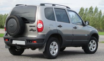 6 949 р. Рейлинги крыши АПС Chevrolet Niva 2123 рестайлинг (2009-2020) (Черные, без поперечин)  с доставкой в г. Пермь. Увеличить фотографию 3