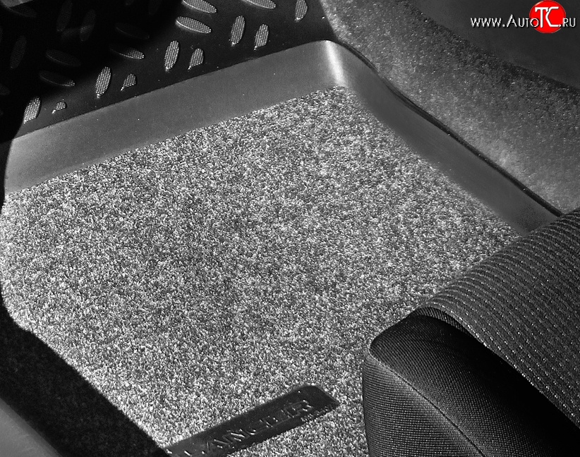 3 189 р. Комплект ковриков в салон Aileron 4 шт. (полиуретан, покрытие Soft) Chevrolet Niva 2123 рестайлинг (2009-2020)  с доставкой в г. Пермь