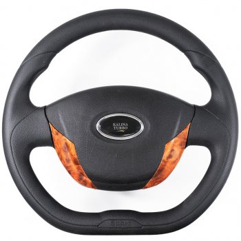 Рулевое колесо Grand Turbo (Ø355 мм) Лада Калина 1118 седан (2004-2013) (Дерево)