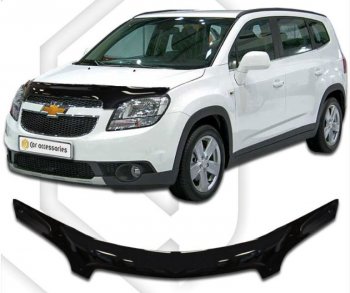 Дефлектор капота (exclusive) CA-Plastic Chevrolet Orlando (2011-2018)