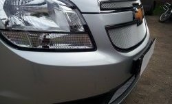 1 539 р. Сетка в решетку радиатора (нижняя) Russtal Chevrolet Orlando (2011-2018) (хром)  с доставкой в г. Пермь. Увеличить фотографию 4