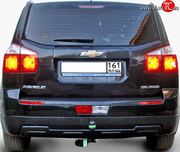 7 849 р. Фаркоп Лидер Плюс  Chevrolet Orlando (2011-2018) (Без электропакета)  с доставкой в г. Пермь