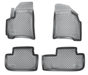 Комплект ковриков в салон Norplast Unidec Chevrolet Rezzo (2000-2008) (Цвет: черный)