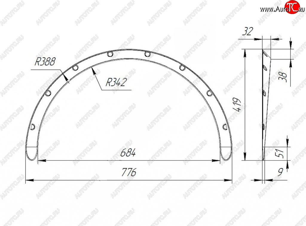 2 959 р. Универсальные накладки на колёсные арки RA (30 мм) Hyundai Genesis DH седан рестайлинг (2014-2017) (Шагрень: 4 шт. (2 мм))  с доставкой в г. Пермь