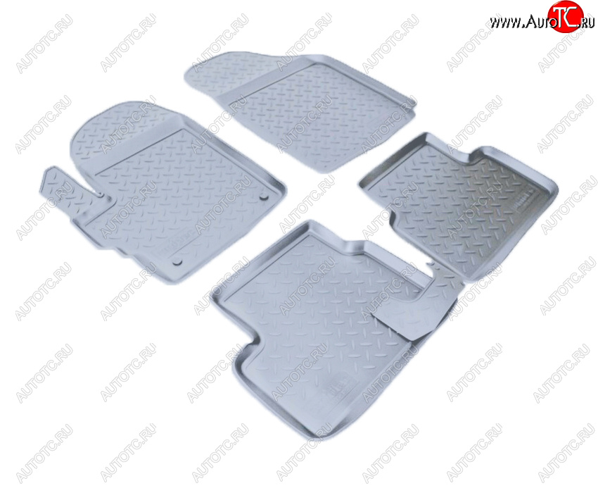 2 759 р. Коврики салона Norplast Unidec  Chevrolet Spark  M200,250 (2005-2010) (Цвет: серый)  с доставкой в г. Пермь