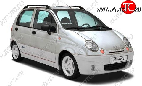 13 299 р. Рейлинги оригинал Chevrolet Spark M200,250 (2005-2010) (Без молдингов крыши)  с доставкой в г. Пермь
