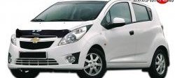 Дефлектор капота NovLine Chevrolet Spark  M300 (2010-2015) дорестайлинг
