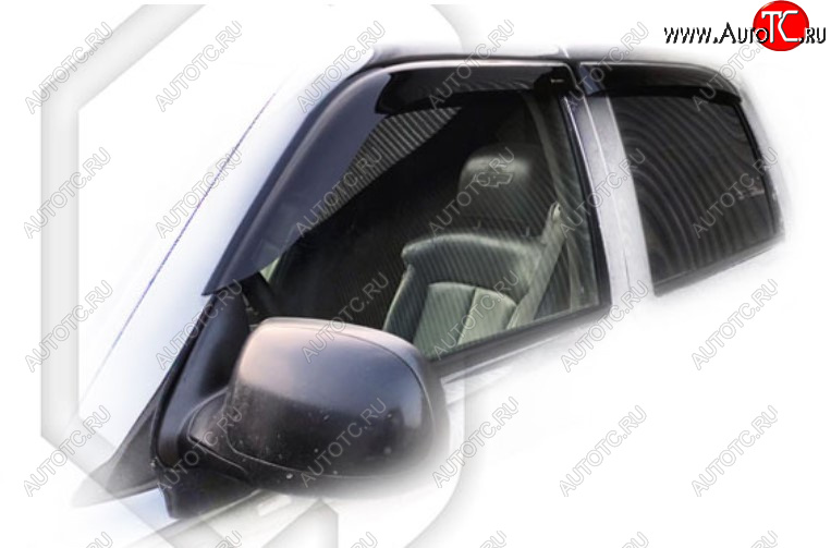 1 999 р. Дефлектора окон CA-Plastic Chevrolet Tahoe GMT800 (2000-2006) (Classic полупрозрачный)  с доставкой в г. Пермь