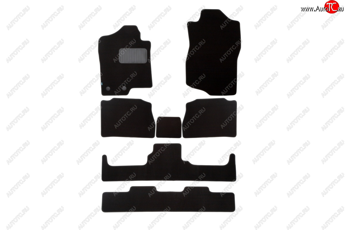 5 999 р. Текстильные коврики салона Klever Premium АКПП  Chevrolet Tahoe  GMT900 (2006-2013) 5 дв. (Черные)  с доставкой в г. Пермь