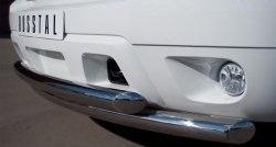 24 999 р. Защита переднего бампера (2 трубыØ76 мм, нержавейка) SLITKOFF Chevrolet Tahoe GMT900 5 дв. (2006-2013)  с доставкой в г. Пермь. Увеличить фотографию 3