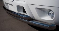 24 999 р. Защита переднего бампера (2 трубыØ76 и 42 мм, нержавейка) SLITKOFF Chevrolet Tahoe GMT900 5 дв. (2006-2013)  с доставкой в г. Пермь. Увеличить фотографию 3