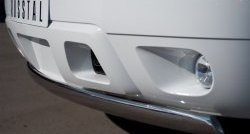 18 099 р. Защита переднего бампера (Ø75х42 мм, нержавейка) Russtal Chevrolet Tracker (2013-2015)  с доставкой в г. Пермь. Увеличить фотографию 3