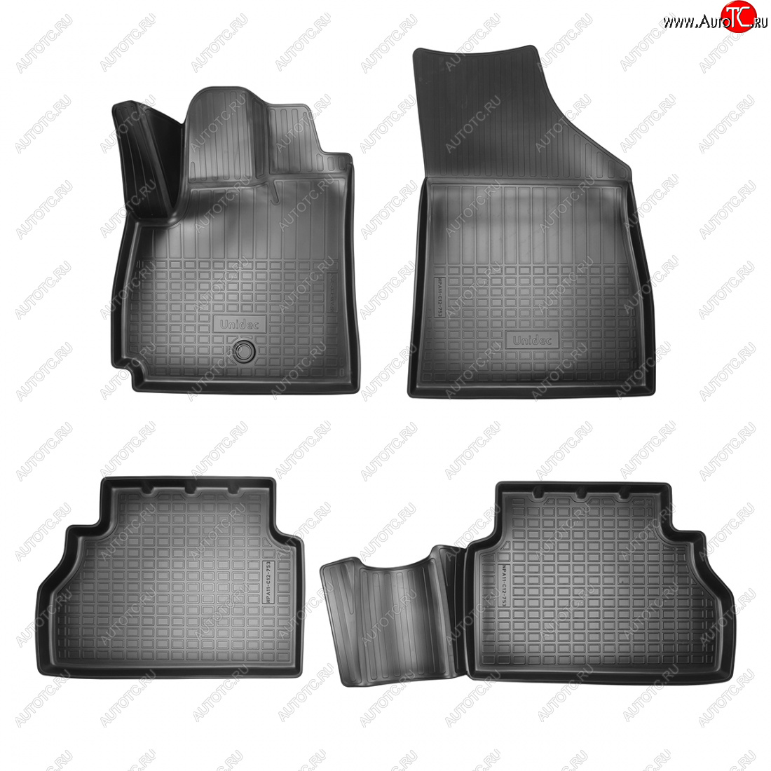 2 599 р. Коврики салона Norplast Unidec Chevrolet Tracker (2019-2022) (черные)  с доставкой в г. Пермь