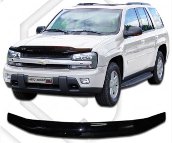 Дефлектор капота CA-Plastic Chevrolet Trailblazer  GMT360 (2006-2012) рестайлинг