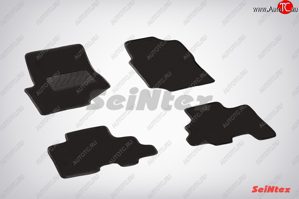 3 599 р. Износостойкие коврики в салон SeiNtex Premium LUX 4 шт. (ворсовые)  Chevrolet Trailblazer  GMT360 (2001-2012) дорестайлинг, рестайлинг  с доставкой в г. Пермь