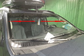 1 699 р. Водостоки лобового стекла Стрелка 11 Chevrolet Trailblazer GM800 дорестайлинг (2012-2016)  с доставкой в г. Пермь. Увеличить фотографию 4