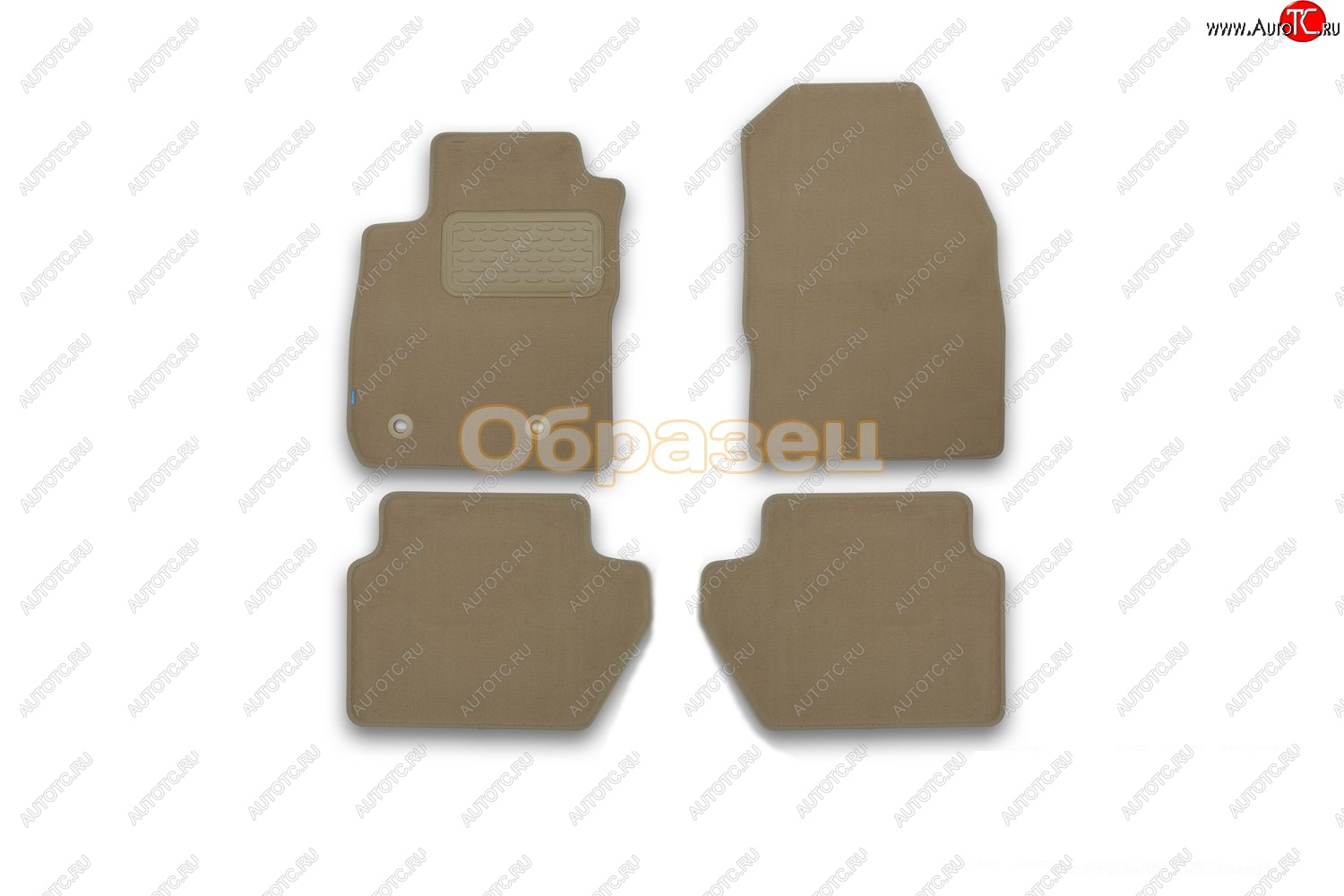 134 р. Коврики в салон Klever Premium (АКПП, текстиль)  Chrysler 300C  LX (2004-2011) седан (Бежевый)  с доставкой в г. Пермь