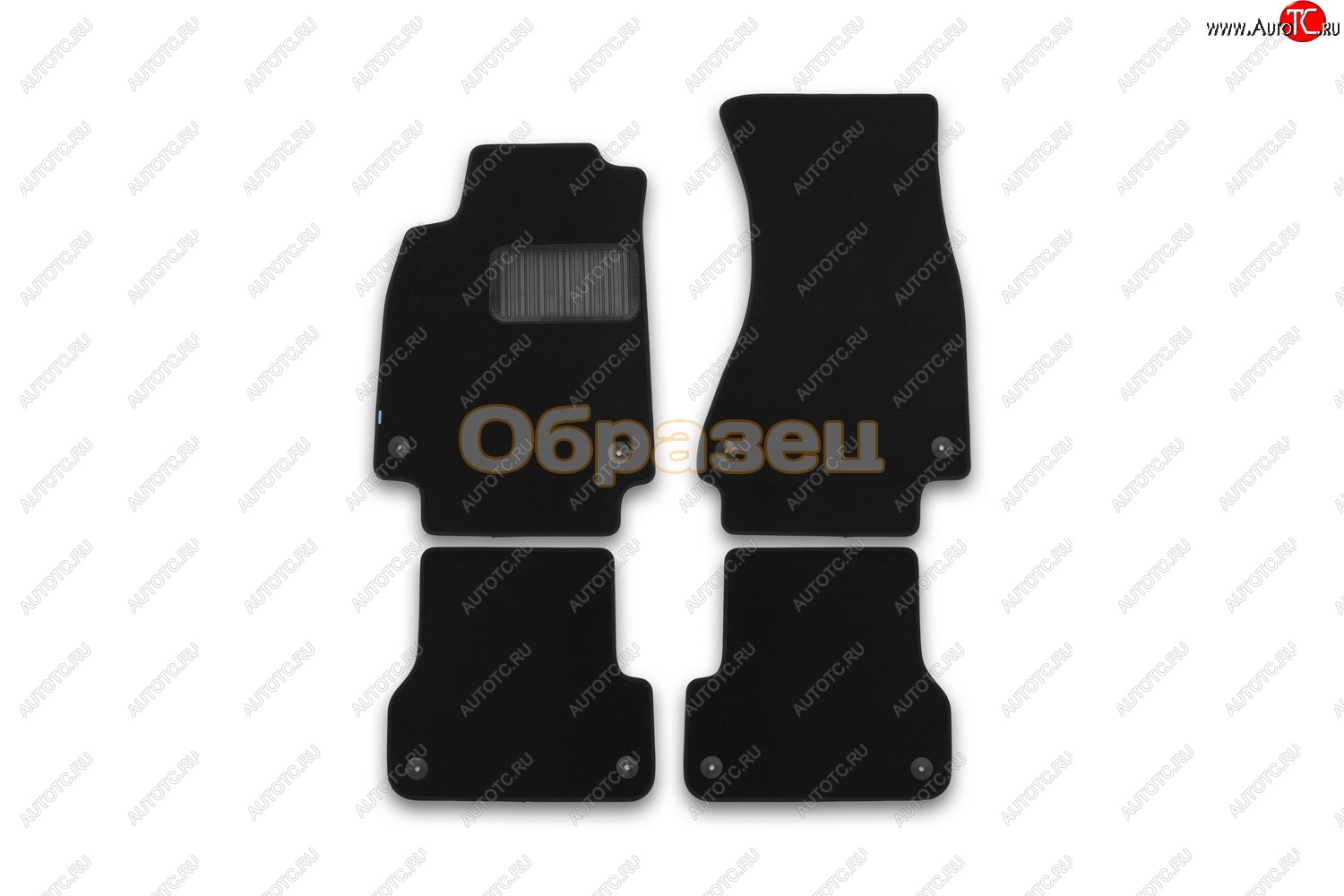 299 р. Коврики в салон Klever Standard (АКПП, текстиль) Chrysler 300C LX седан (2004-2011) (Черный)  с доставкой в г. Пермь