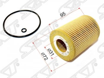 Фильтр масляный SAT (Diesel, картридж) Chrysler 300C  LX (2004-2011), Jeep Commander (2006-2010), Jeep Grand Cherokee  WK (2004-2010), Mercedes-Benz C-Class  W204 (2007-2015), Mercedes-Benz CLS class  C219 (2004-2011), Mercedes-Benz E-Class ( W211,  W212) (2002-2012), Mercedes-Benz G class  W463 (1989-1994), Mercedes-Benz GLK class  X204 (2008-2015), Mercedes-Benz ML class ( W164,  W166) (2005-2015), Mercedes-Benz R-Class  W251/V251 (2006-2011), Mercedes-Benz S class ( W221,  W222) (2006-2017), Mercedes-Benz Sprinter  W906 (2006-2013), Mercedes-Benz Vito  W639 (2003-2010)