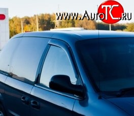 999 р. Комплект дефлекторов окон (ветровиков) 4 шт. Russtal Chrysler Voyager RG минивэн дорестайлинг (2000-2004)  с доставкой в г. Пермь