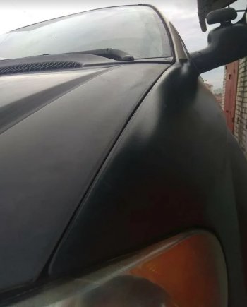 8 489 р. Переднее левое крыло (стеклопластик) Fiberplast Chrysler Voyager RG минивэн дорестайлинг (2000-2004)  с доставкой в г. Пермь. Увеличить фотографию 3