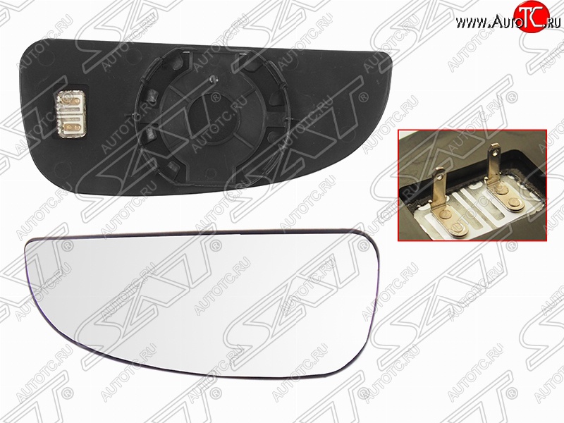 579 р. Левое полотно зеркала SAT (нижняя часть) CITROEN Jumper 250 (2006-2014)  с доставкой в г. Пермь