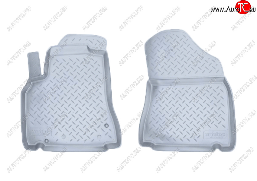 1 259 р. Коврики салона Norplast Unidec (передние)  CITROEN Berlingo  B9 (2008-2022), Peugeot Partner  Tepee (2012-2018) (Цвет: серый)  с доставкой в г. Пермь