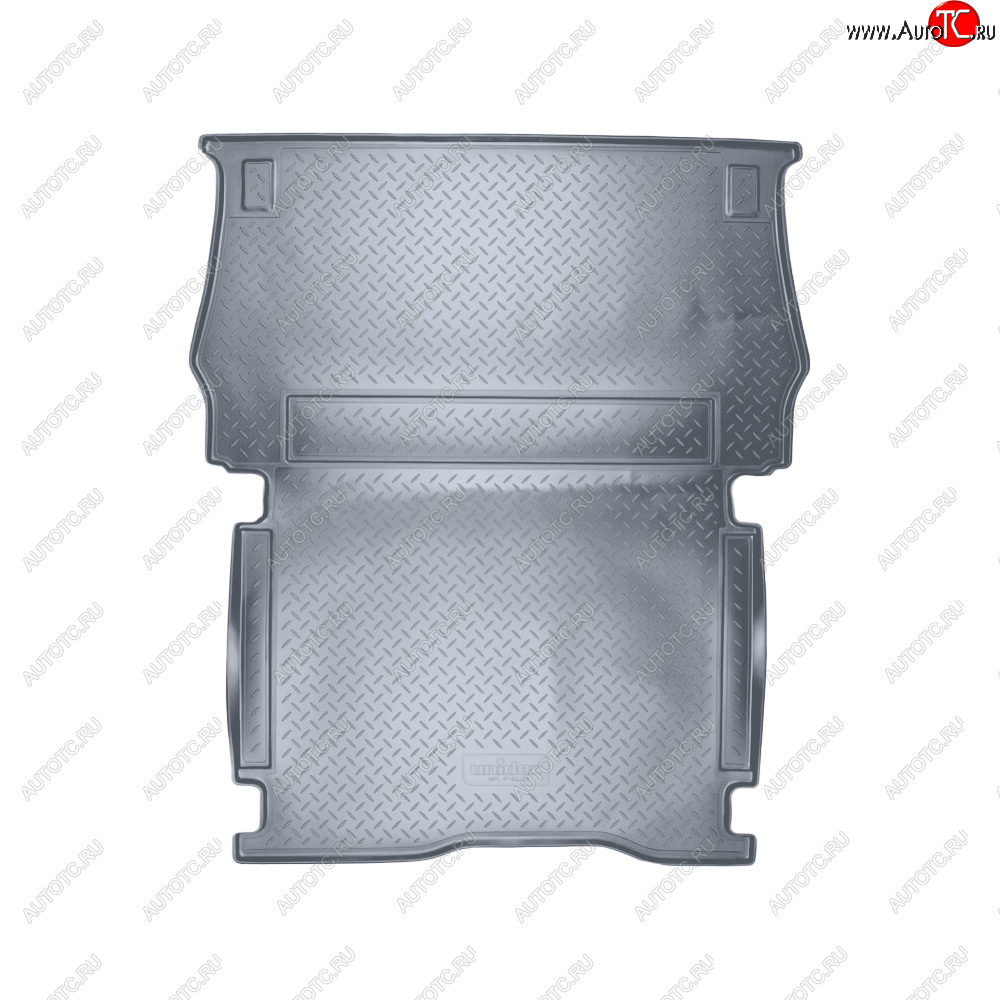 2 649 р. Коврик багажника Norplast Unidec (фургон)  CITROEN Berlingo  B9 (2008-2022), Peugeot Partner  Tepee (2012-2018) (Цвет: серый)  с доставкой в г. Пермь