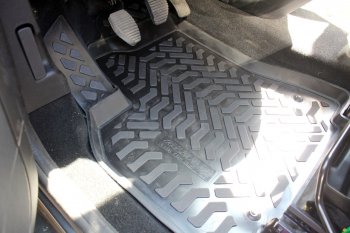 Комплект ковриков в салон (MULTISPACE) Aileron 4 шт. (полиуретан) CITROEN Berlingo  B9 (2008-2016) дорестайлинг