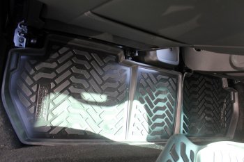 1 599 р. Комплект ковриков в салон (MULTISPACE) Aileron 4 шт. (полиуретан)  CITROEN Berlingo  B9 (2008-2016) дорестайлинг  с доставкой в г. Пермь. Увеличить фотографию 3