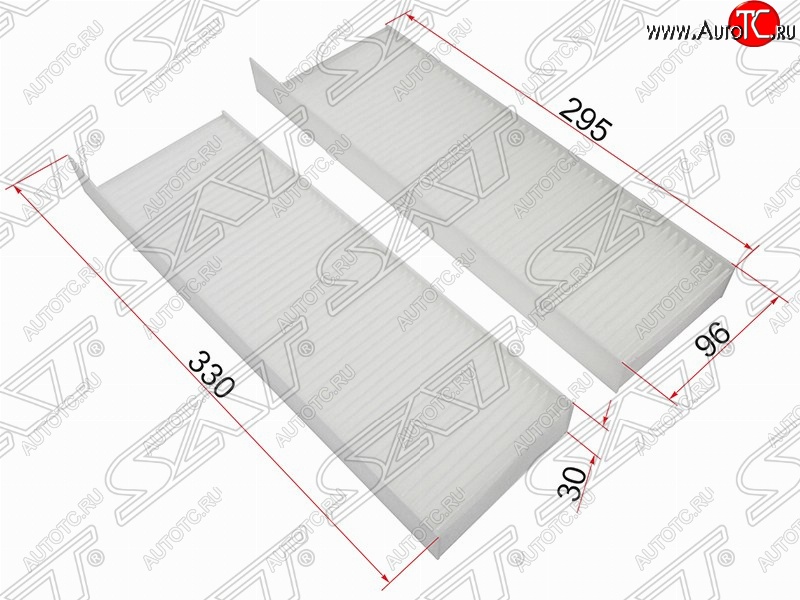 419 р. Фильтр салонный SAT (330х96х30 mm)  CITROEN Berlingo  B9 (2008-2022), CITROEN C4  B7 (2011-2018), CITROEN C4 Grand Picasso (2006-2014), CITROEN C4 picasso  UD (2006-2014), CITROEN DS5  PF2 (2011-2015), Peugeot 3008 (2009-2017), Peugeot 5008  T8 (2009-2016), Peugeot Partner  B9 (2008-2015)  с доставкой в г. Пермь