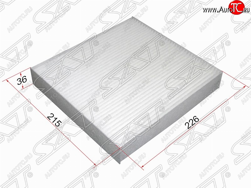 267 р. Фильтр салонный SAT (226х215х36 mm)  CITROEN Berlingo  M59 (2002-2012), CITROEN Xsara ( N0,  N1) (1997-2005), Peugeot Partner  M49/M59 (1997-2008)  с доставкой в г. Пермь