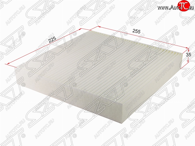 213 р. Фильтр салонный SAT (255х225х35 mm)  CITROEN Berlingo  M59 (2002-2012), CITROEN Xsara ( N0,  N1) (1997-2005), Peugeot Partner  M49/M59 (1997-2008)  с доставкой в г. Пермь