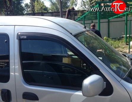 999 р. Комплект дефлекторов окон (ветровиков) 4 шт. (3 двери) Russtal CITROEN Berlingo M59 рестайлинг (2002-2012)  с доставкой в г. Пермь