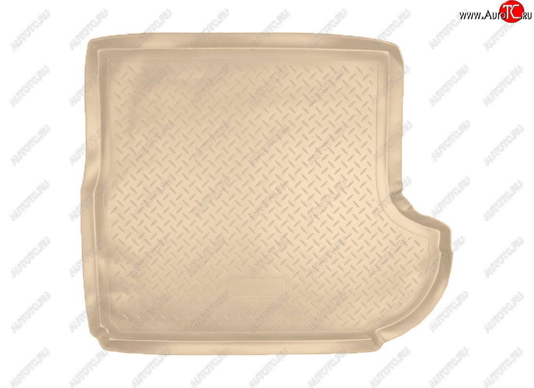 2 159 р. Коврик багажника Norplast Unidec (с сабвуфером)  CITROEN C-crosser (2007-2012), Mitsubishi Outlander  XL (2005-2013), Peugeot 4007 (2007-2012) (Цвет: бежевый)  с доставкой в г. Пермь