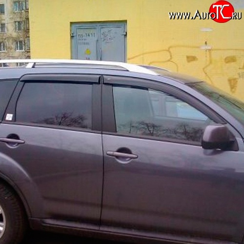 999 р. Комплект дефлекторов окон (ветровиков) 4 шт. Russtal CITROEN C-crosser (2007-2012)  с доставкой в г. Пермь