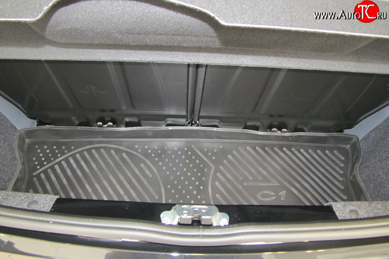 2 499 р. Коврик в багажник Element (полиуретан)  CITROEN C1  P (2008-2012) хэтчбэк 5 дв. 1-ый рестайлинг  с доставкой в г. Пермь