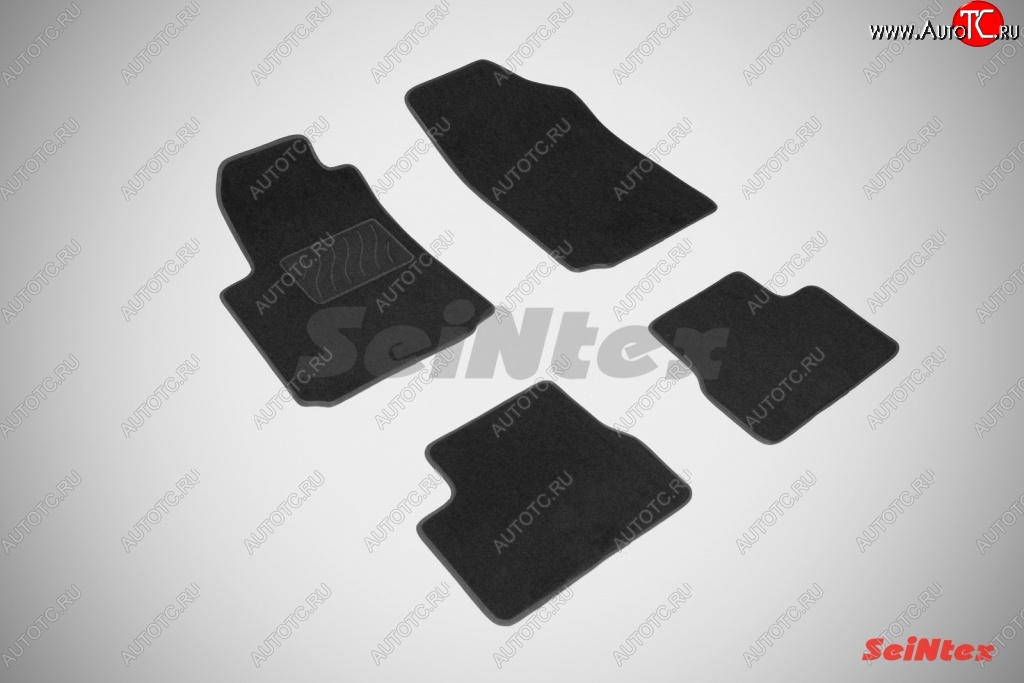 2 899 р. Износостойкие коврики в салон SeiNtex Premium LUX 4 шт. (ворсовые)  CITROEN C3  FC/FN (2002-2009) хэтчбэк  с доставкой в г. Пермь