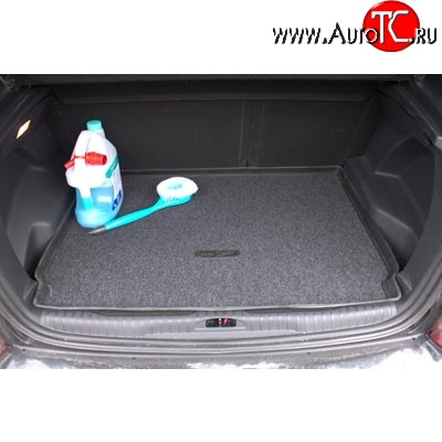 1 249 р. Коврик в багажник Aileron (полиуретан, покрытие Soft)  CITROEN C3 Picasso  дорестайлинг (2008-2012)  с доставкой в г. Пермь