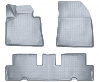 Коврики салона Norplast Unidec CITROEN C4 Grand Picasso ( U) (2014-2018) рестайлинг (Цвет: серый)