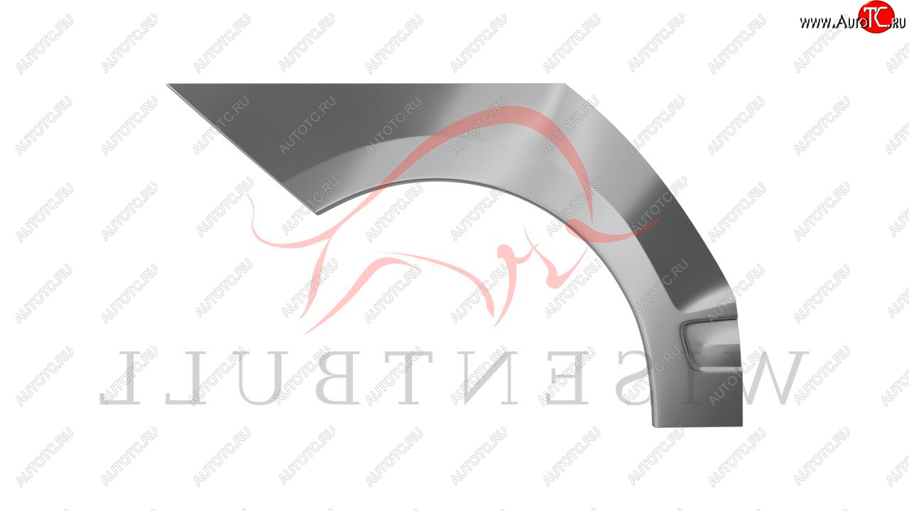 2 189 р. Задняя правая ремонтная арка (внешняя) Wisentbull  CITROEN C4 (2004-2011)  дорестайлинг, хэтчбэк 3 дв.,  рестайлинг, хэтчбэк 3 дв.  с доставкой в г. Пермь