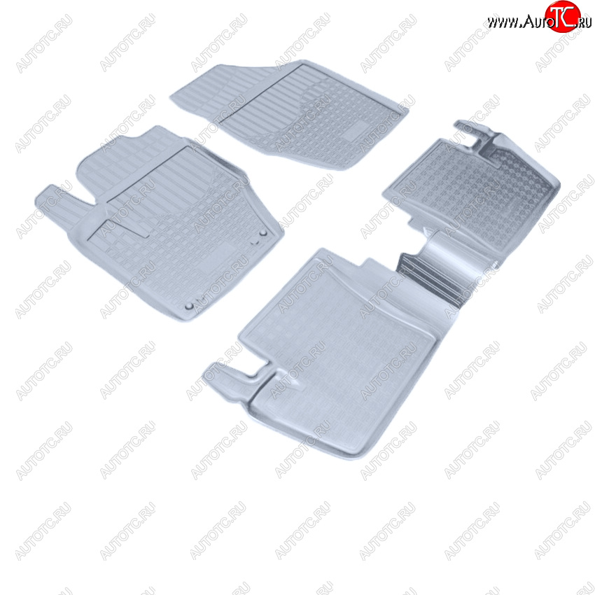 2 999 р. Коврики салона Norplast Unidec  CITROEN C4  B7 (2013-2022), Peugeot 408 (2015-2022) (Цвет: серый)  с доставкой в г. Пермь