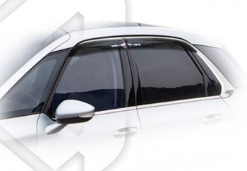 Дефлектор капота CA-Plastiс CITROEN C4 (2007-2011)  рестайлинг, седан