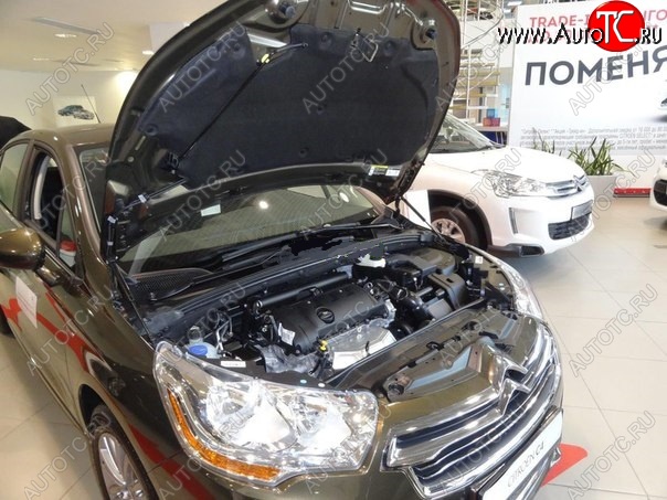 2 049 р. Упоры капота Russtal CITROEN C4 B7 хэтчбэк 5 дв. (2011-2018)  с доставкой в г. Пермь