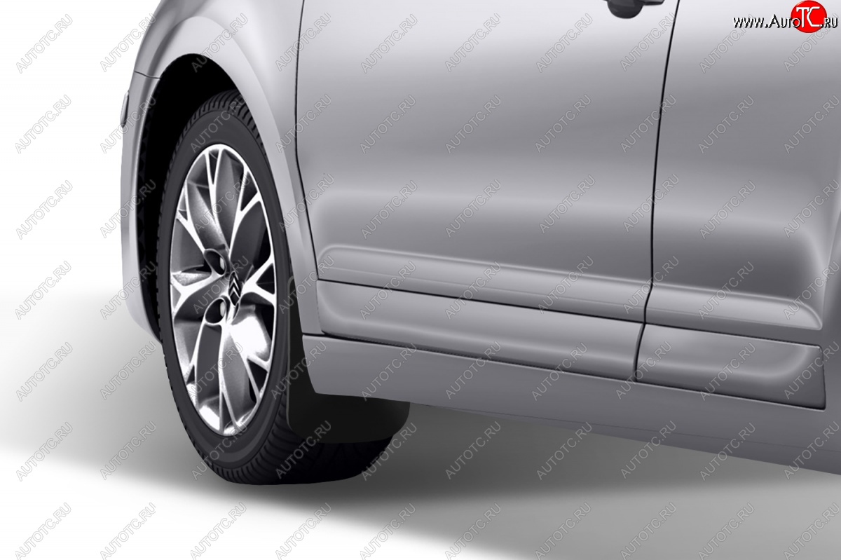 4 799 р. Передние брызговики Frosch CITROEN C4 B7 хэтчбэк 5 дв. (2011-2018)  с доставкой в г. Пермь