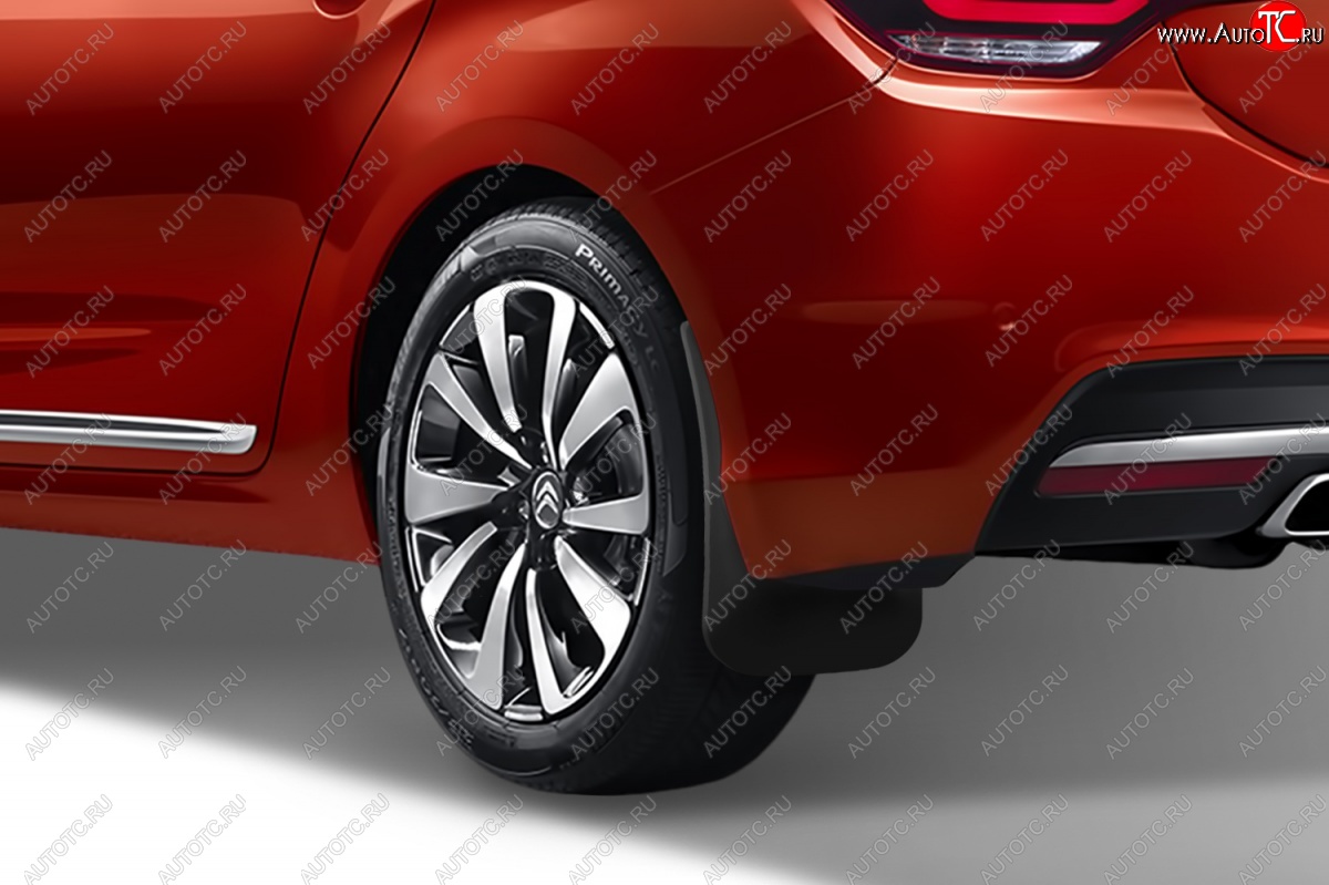 4 799 р. Задние брызговики Frosch CITROEN C4 B7 седан рестайлинг (2015-2022)  с доставкой в г. Пермь