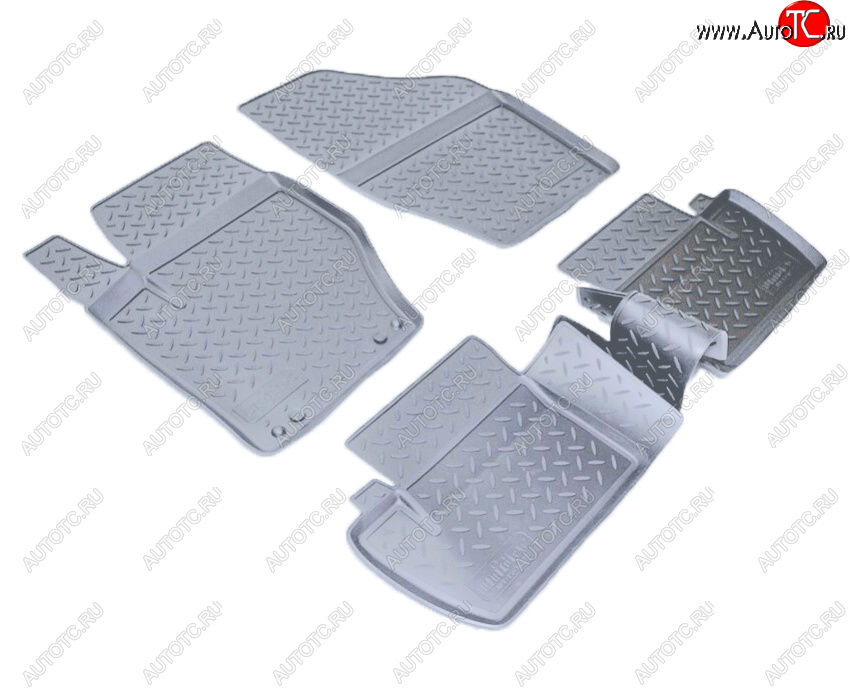 2 759 р. Коврики салона Norplast Unidec  CITROEN C4  B7 (2011-2018) хэтчбэк 5 дв. (Цвет: серый)  с доставкой в г. Пермь